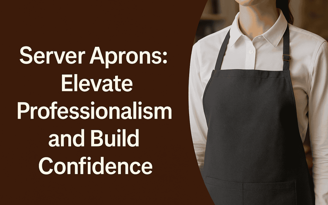 Server Aprons That Enhance Professionalism and Boost Team Confidence